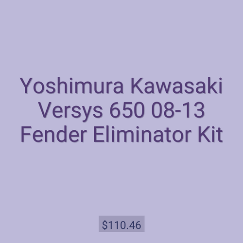 Yoshimura Kawasaki Versys 650 08-13 Fender Eliminator Kit