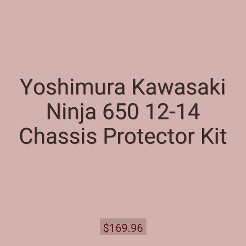 Yoshimura Kawasaki Ninja 650 12-14 Chassis Protector Kit