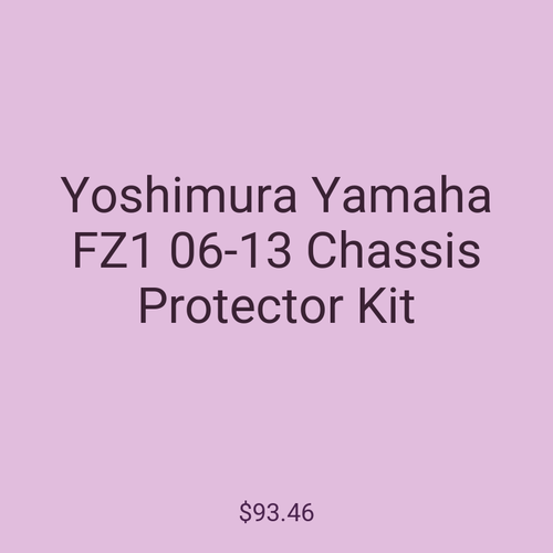 Yoshimura Yamaha FZ1 06-13 Chassis Protector Kit