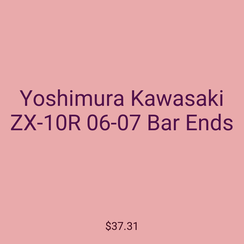 Yoshimura Kawasaki ZX-10R 06-07 Bar Ends