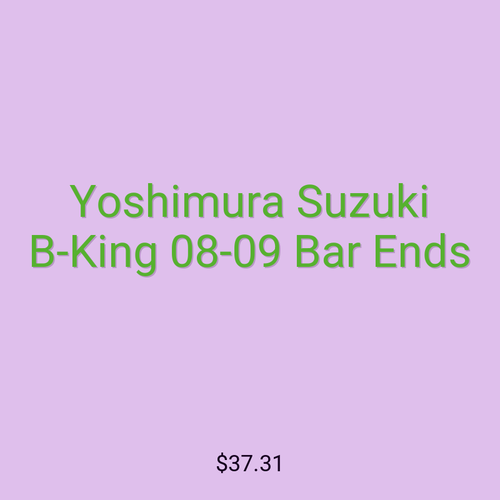 Yoshimura Suzuki B-King 08-09 Bar Ends