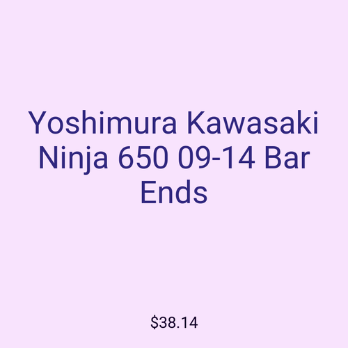 Yoshimura Kawasaki Ninja 650 09-14 Bar Ends
