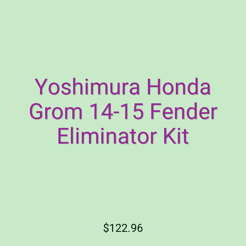 Yoshimura Honda Grom 14-15 Fender Eliminator Kit