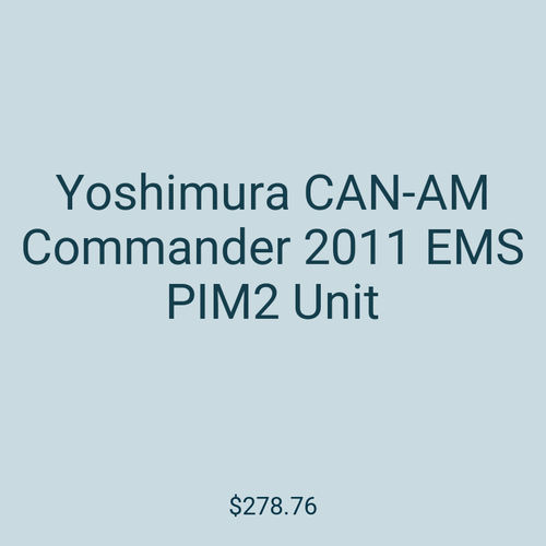 Yoshimura CAN-AM Commander 2011 EMS PIM2 Unit
