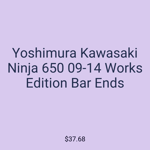 Yoshimura Kawasaki Ninja 650 09-14 Works Edition Bar Ends