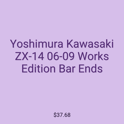 Yoshimura Kawasaki ZX-14 06-09 Works Edition Bar Ends