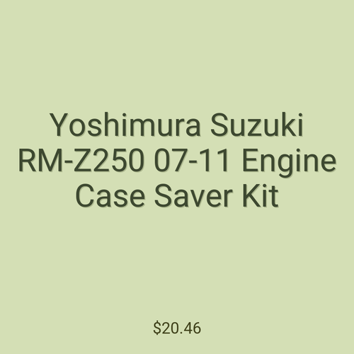 Yoshimura Suzuki RM-Z250 07-11 Engine Case Saver Kit