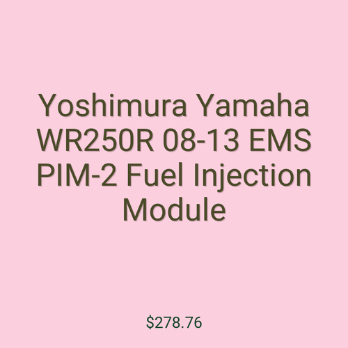 Yoshimura Yamaha WR250R 08-13 EMS PIM-2 Fuel Injection Module
