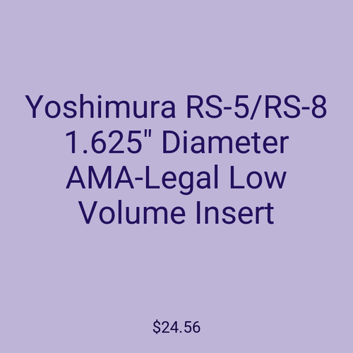 Yoshimura RS-5/RS-8 1.625" Diameter AMA-Legal Low Volume Insert