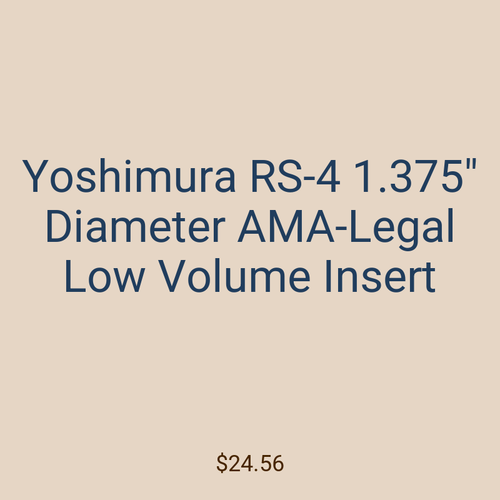 Yoshimura RS-4 1.375" Diameter AMA-Legal Low Volume Insert