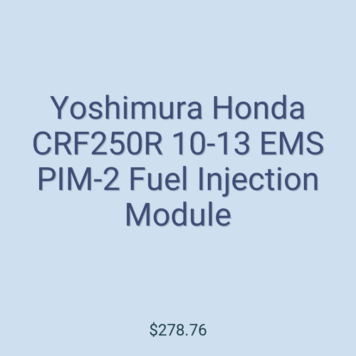 Yoshimura Honda CRF250R 10-13 EMS PIM-2 Fuel Injection Module