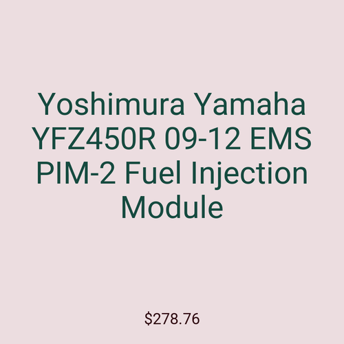 Yoshimura Yamaha YFZ450R 09-12 EMS PIM-2 Fuel Injection Module