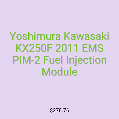 Yoshimura Kawasaki KX250F 2011 EMS PIM-2 Fuel Injection Module