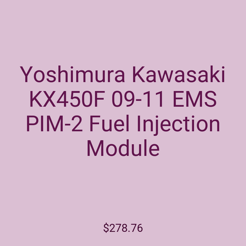 Yoshimura Kawasaki KX450F 09-11 EMS PIM-2 Fuel Injection Module