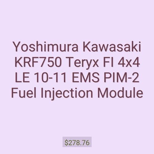 Yoshimura Kawasaki KRF750 Teryx FI 4x4 LE 10-11 EMS PIM-2 Fuel Injection Module