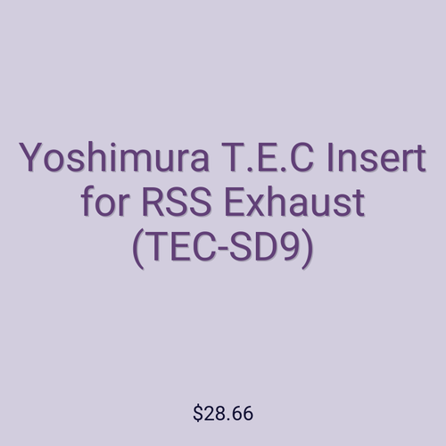 Yoshimura T.E.C Insert for RSS Exhaust (TEC-SD9)