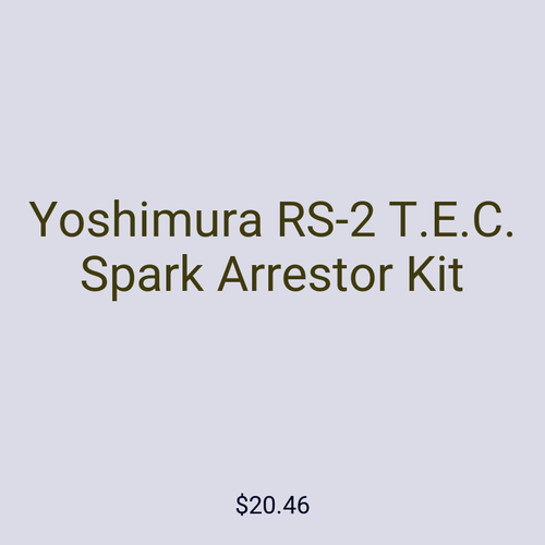 Yoshimura RS-2 T.E.C. Spark Arrestor Kit