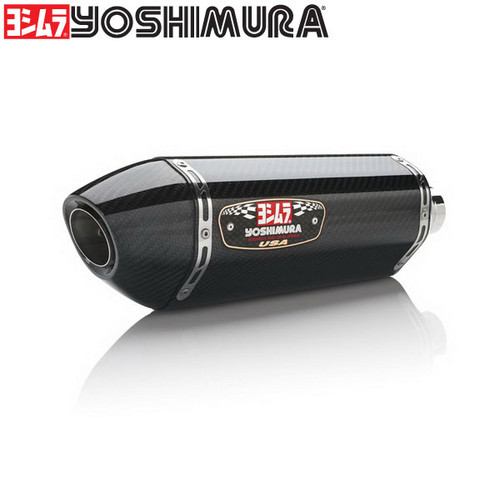 Yoshimura Kawasaki Z1000 2014 Signature R-77 Carbon Dual Slip-On Exhaust SS-CF-CF