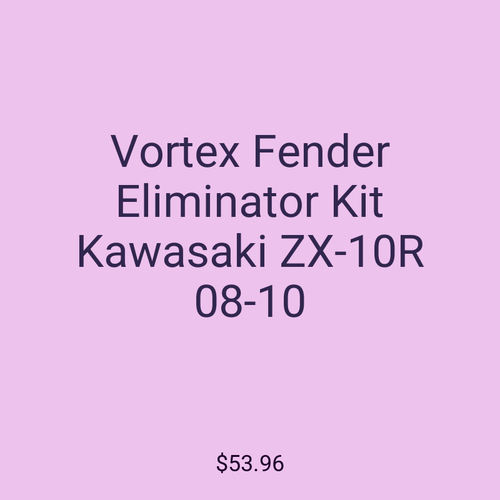 Vortex Fender Eliminator Kit Kawasaki ZX-10R 08-10