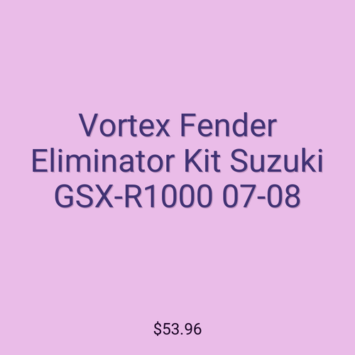 Vortex Fender Eliminator Kit Suzuki GSX-R1000 07-08