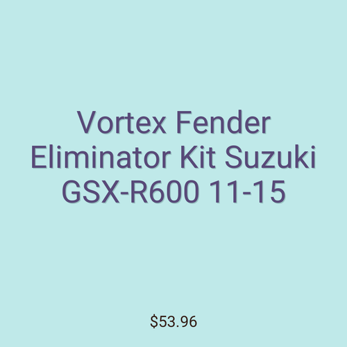 Vortex Fender Eliminator Kit Suzuki GSX-R600 11-15