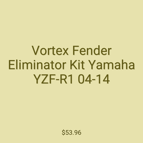Vortex Fender Eliminator Kit Yamaha YZF-R1 04-14