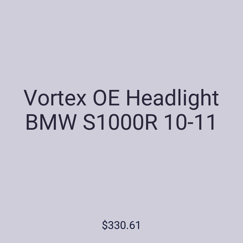 Vortex OE Headlight BMW S1000R 10-11