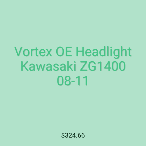 Vortex OE Headlight Kawasaki ZG1400 08-11