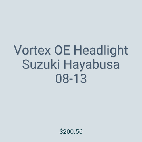 Vortex OE Headlight Suzuki Hayabusa 08-13