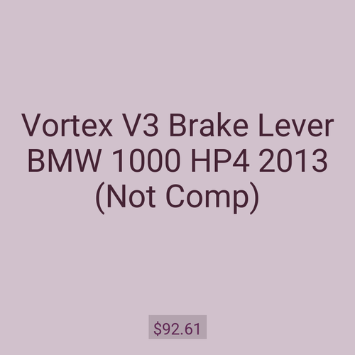 Vortex V3 Brake Lever BMW 1000 HP4 2013 (Not Comp)