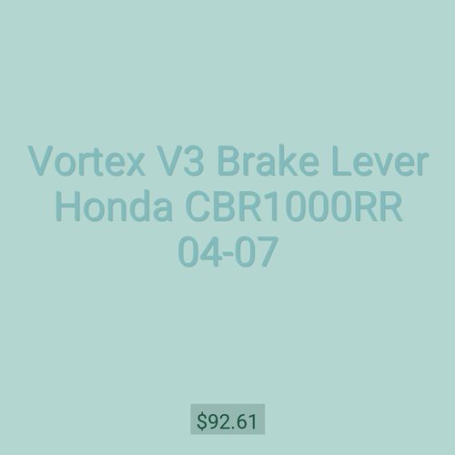 Vortex V3 Brake Lever Honda CBR1000RR 04-07