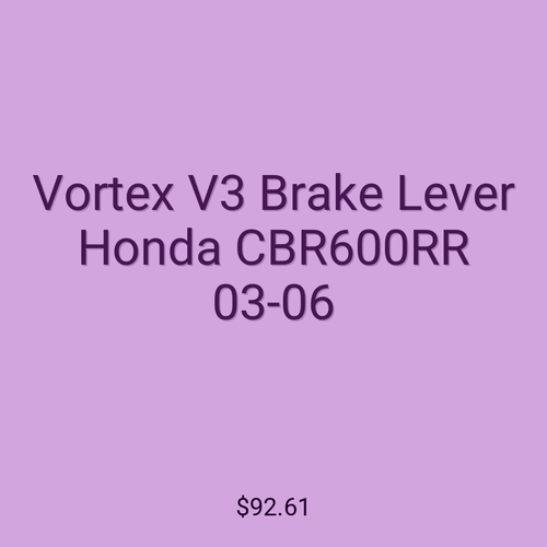Vortex V3 Brake Lever Honda CBR600RR 03-06