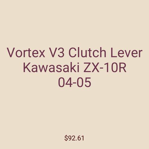 Vortex V3 Clutch Lever Kawasaki ZX-10R 04-05