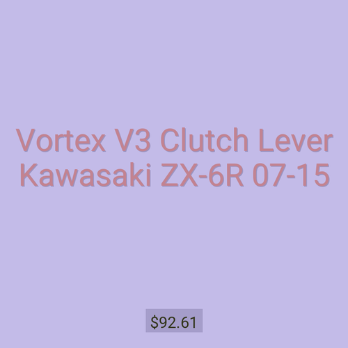 Vortex V3 Clutch Lever Kawasaki ZX-6R 07-15