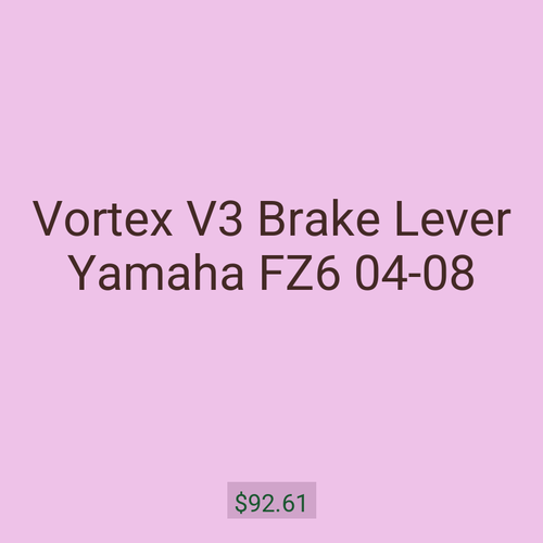 Vortex V3 Brake Lever Yamaha FZ6 04-08