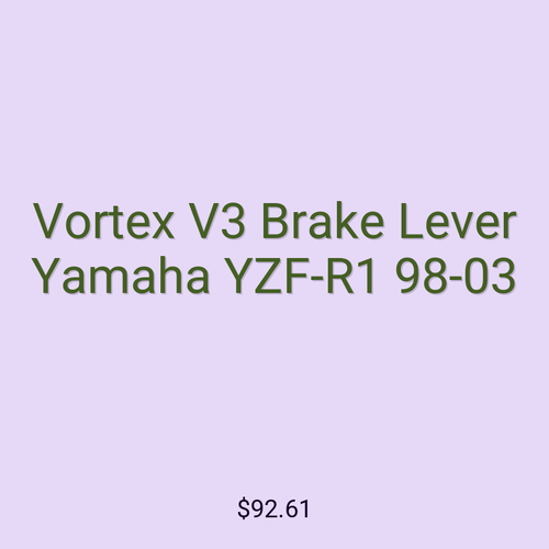 Vortex V3 Brake Lever Yamaha YZF-R1 98-03