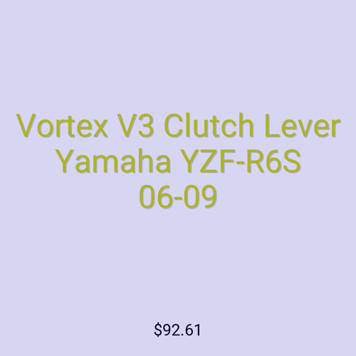 Vortex V3 Clutch Lever Yamaha YZF-R6S 06-09