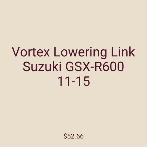 Vortex Lowering Link Suzuki GSX-R600 11-15