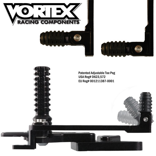 Vortex Adjustable Rearsets V2 BMW HP4 2013