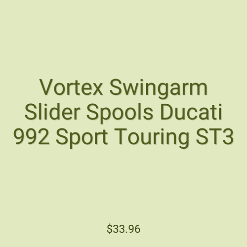 Vortex Swingarm Slider Spools Ducati 992 Sport Touring ST3