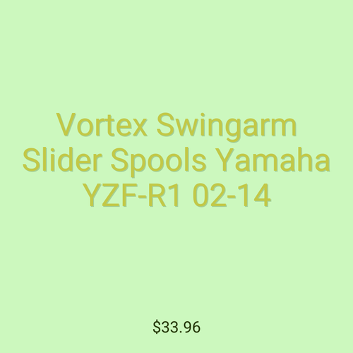 Vortex Swingarm Slider Spools Yamaha YZF-R1 02-14