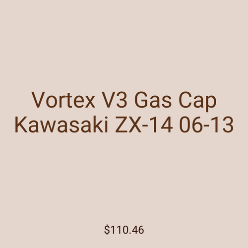Vortex V3 Gas Cap Kawasaki ZX-14 06-13