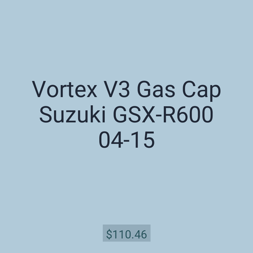 Vortex V3 Gas Cap Suzuki GSX-R600 04-15