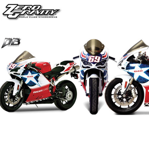 Zero Gravity Ducati 848 08-12 Double Bubble Windscreen