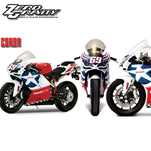 Zero Gravity Ducati 848 08-12 Corsa Windscreen