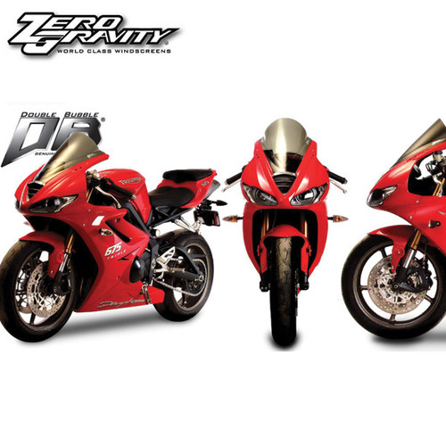 Zero Gravity Triumph Daytona 675 06-08 Double Bubble Windscreen