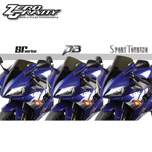 Zero Gravity Yamaha YZF-R1 02-03 Double Bubble Windscreen