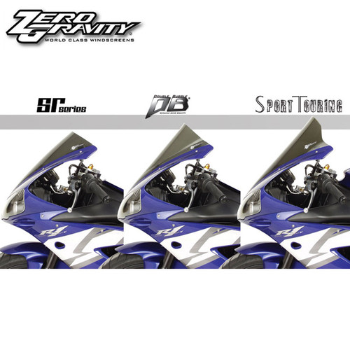 Zero Gravity Yamaha YZF-R1 04-06 Double Bubble Windscreen