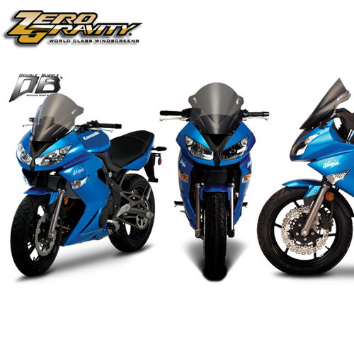 Zero Gravity Kawasaki Ninja 650R 12-14 Double Bubble Windscreen
