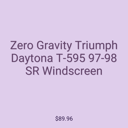 Zero Gravity Triumph Daytona T-595 97-98 SR Windscreen